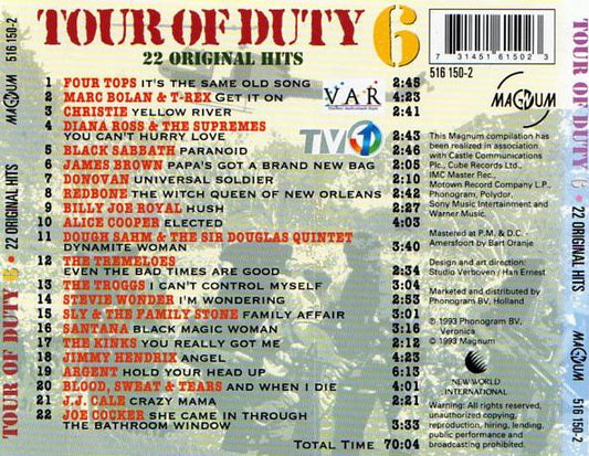 Various : Tour Of Duty 6 (CD, Comp)