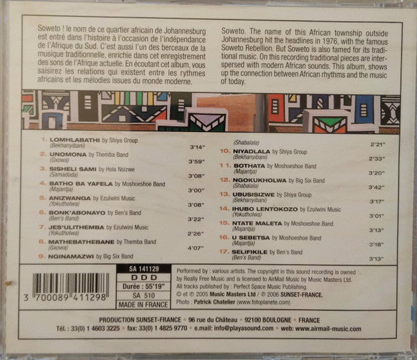 Various : Afrique Du Sud = South Africa (Les Voix De Soweto = Soweto Calling) (CD, Comp)