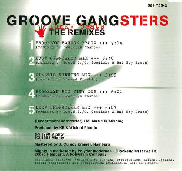 Groove Gangsters : Funky Beats (The Remixes) (CD, Maxi)