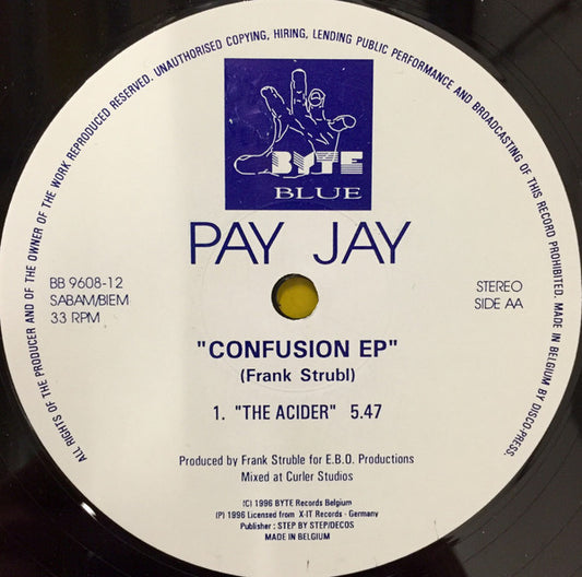 Pay Jay : Confusion EP (12")