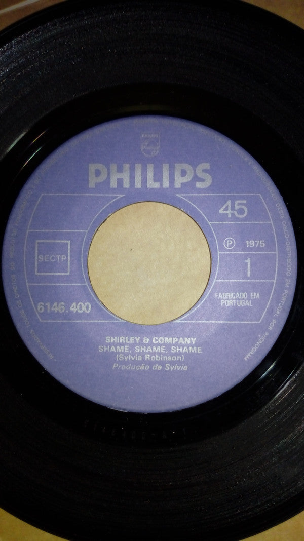 Shirley & Company : Shame, Shame, Shame (7", Single)