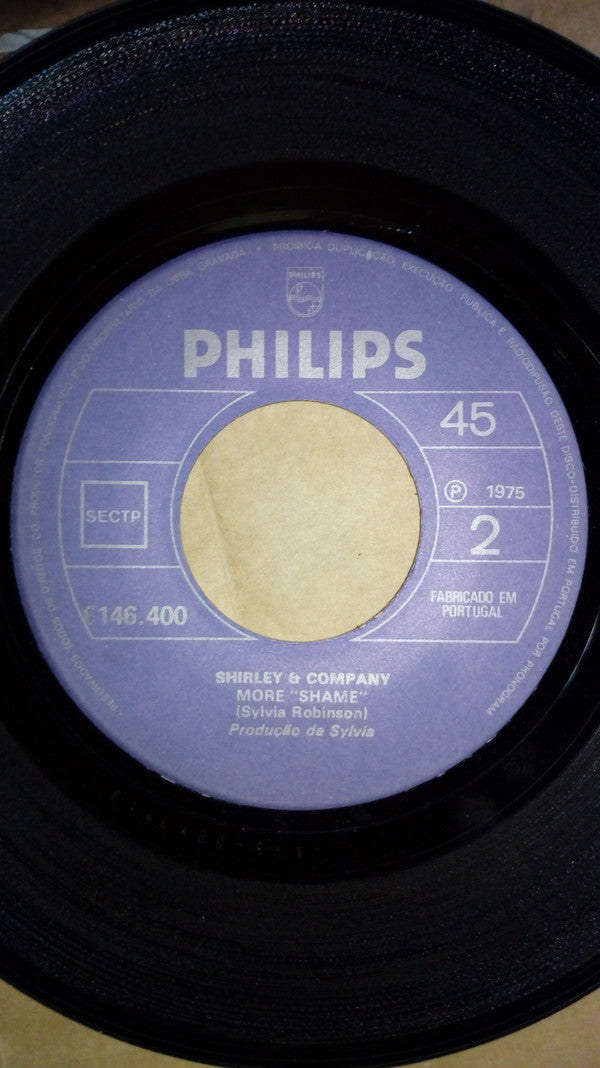 Shirley & Company : Shame, Shame, Shame (7", Single)