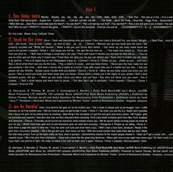 Sean Paul : The Trinity  (2xCD, Album, Ltd)