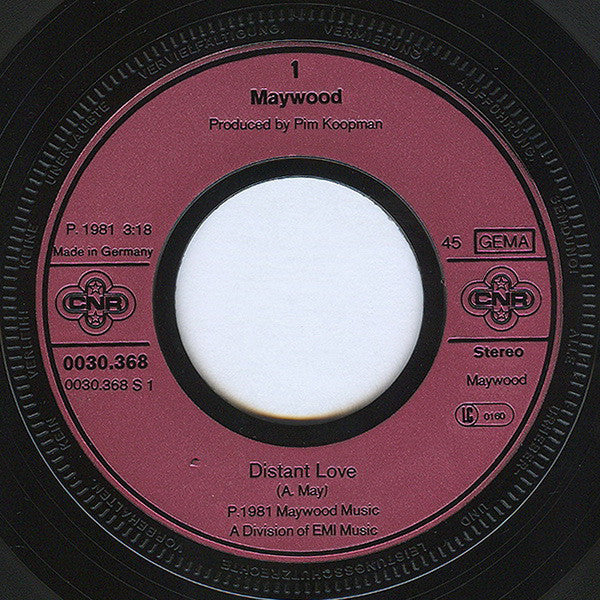 Maywood : Distant Love (7", Single)