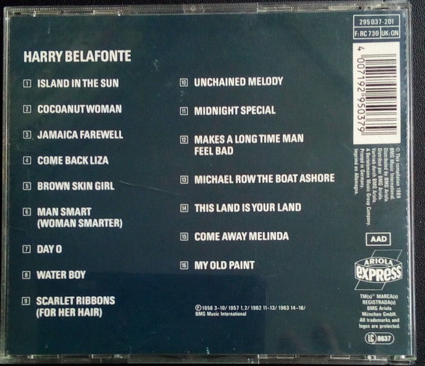 Harry Belafonte : Harry Belafonte (CD, Comp)