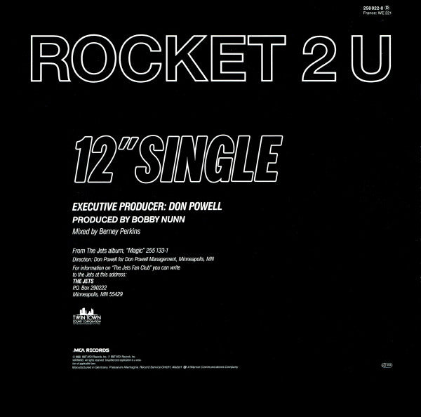 The Jets : Rocket 2 U (12")