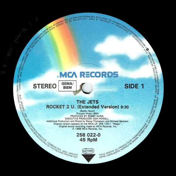 The Jets : Rocket 2 U (12")