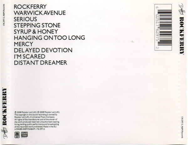 Duffy : Rockferry (CD, Album, Jew)
