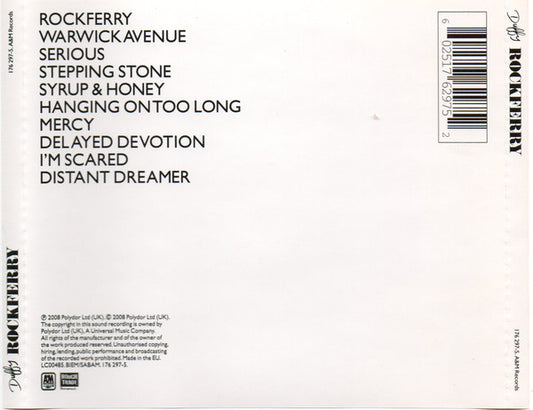 Duffy : Rockferry (CD, Album, Jew)
