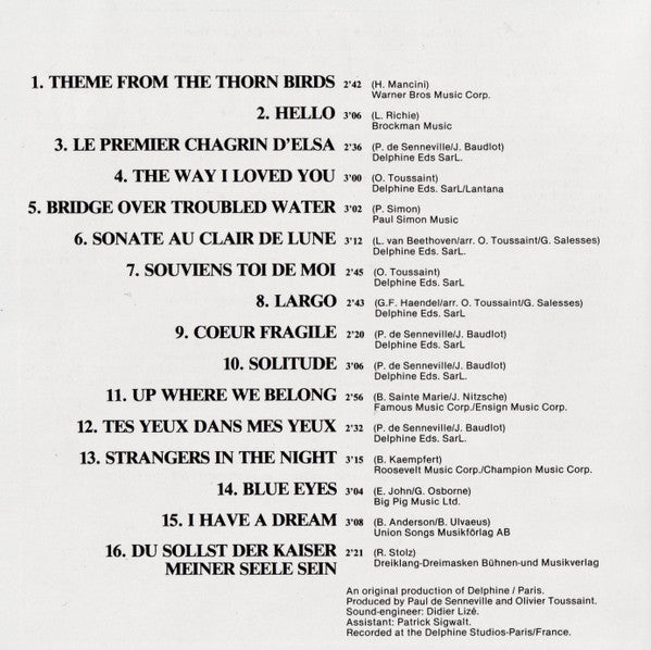 Richard Clayderman : Romantische Sfeermelodieën Deel 3 (CD, Comp)