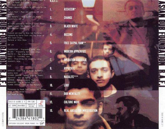 Asian Dub Foundation : R.A.F.I (CD, Album)