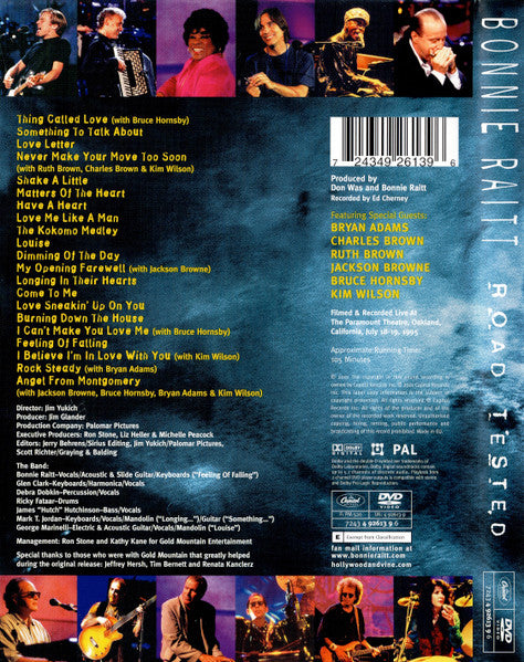 Bonnie Raitt : Road Tested (DVD-V, Multichannel, PAL)