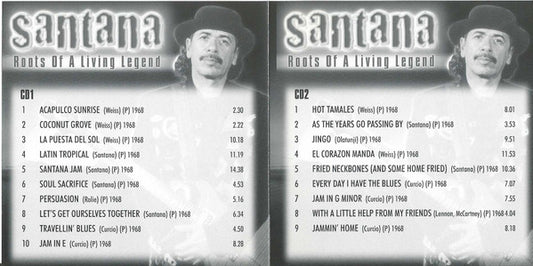 Santana : Roots Of A Living Legend (2xCD, Comp)