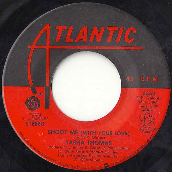 Tasha Thomas : Shoot Me (With Your Love) (7", SP )