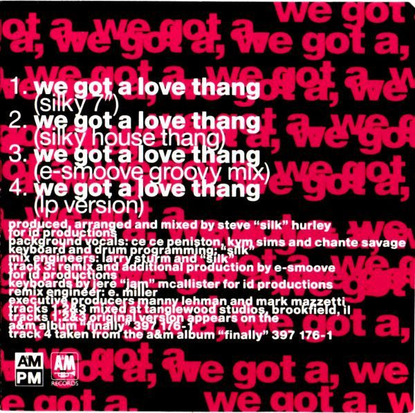 Ce Ce Peniston : We Got A Love Thang (CD, Single)