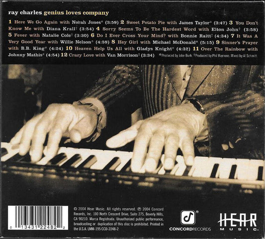 Ray Charles : Genius Loves Company (CD, Album)