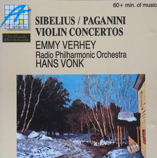 Jean Sibelius, Niccolò Paganini - Emmy Verhey, Radio Filharmonisch Orkest, Hans Vonk : Violin Concertos (CD, Album, Comp)