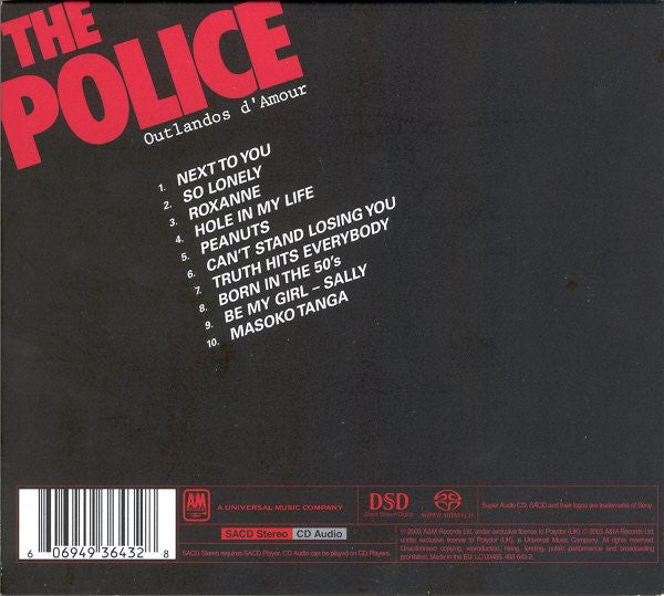 The Police : Outlandos D'Amour (SACD, Hybrid, Album, RE, RM)
