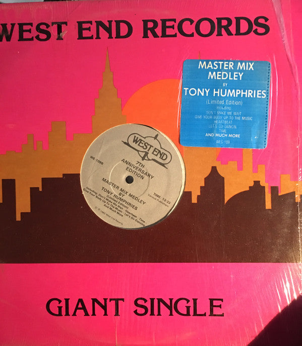 Tony Humphries : Master Mix Medley - 7th Anniversary Edition (12", Ltd, Mixed)