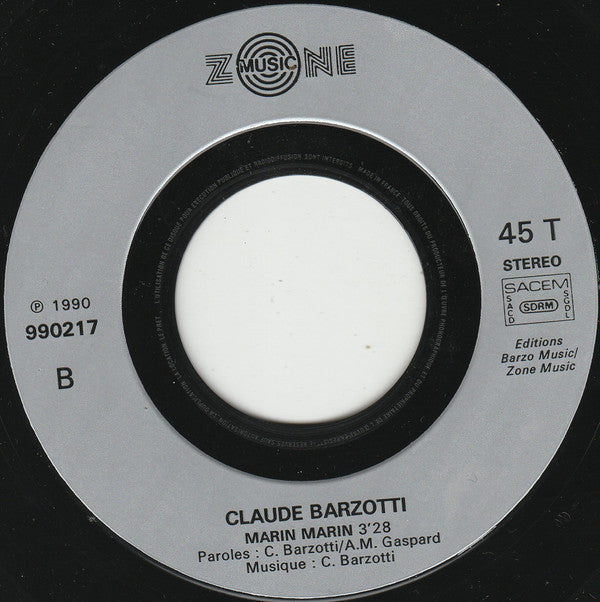 Claude Barzotti : Aime Moi (7", Single)