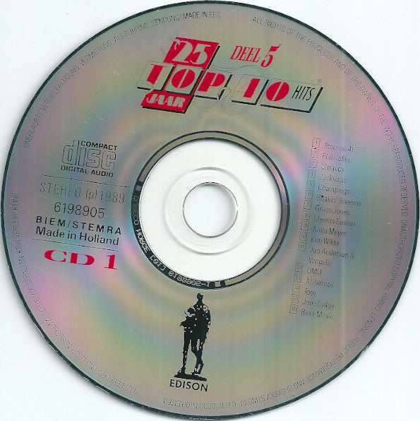 Various : 25 Jaar Top 40 Hits - Deel 5 - 1981-1984 (3xCD, Comp)