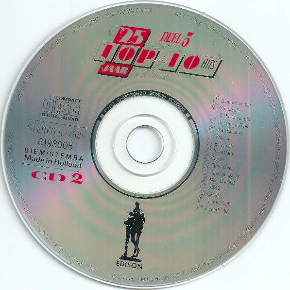 Various : 25 Jaar Top 40 Hits - Deel 5 - 1981-1984 (3xCD, Comp)