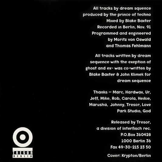 Blake Baxter : Dream Sequence (CD, EP)
