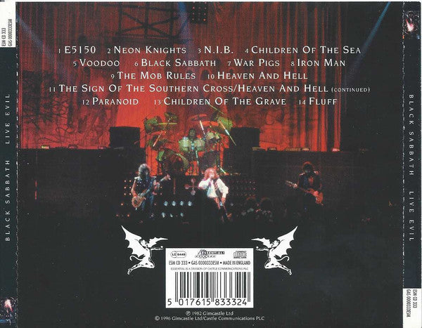 Black Sabbath : Live Evil (CD, Album, RE, RM)