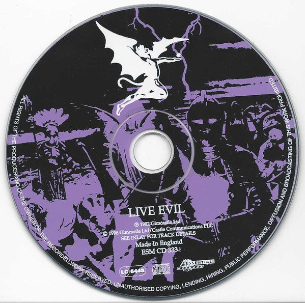 Black Sabbath : Live Evil (CD, Album, RE, RM)