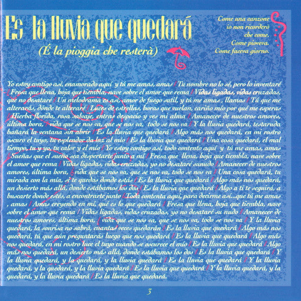 Amedeo Minghi : Cantar Es De Amor (CD, Album)