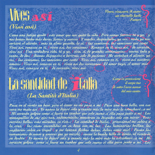 Amedeo Minghi : Cantar Es De Amor (CD, Album)