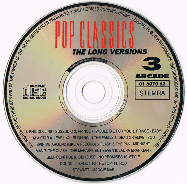 Various : Pop Classics - The Long Versions 2 (2xCD, Comp)