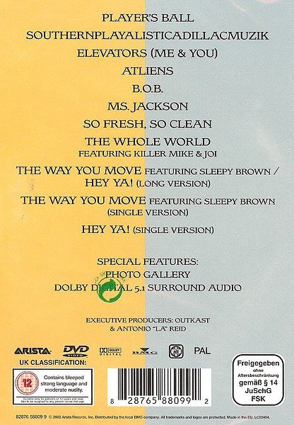 OutKast : The Videos (DVD-V, PAL)