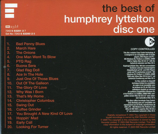 Humphrey Lyttelton : The Best Of Humphrey Lyttelton (3xCD, Comp, RM)