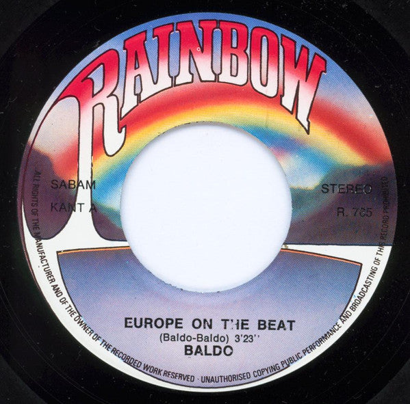Baldo (2) : Europe On The Beat (7")