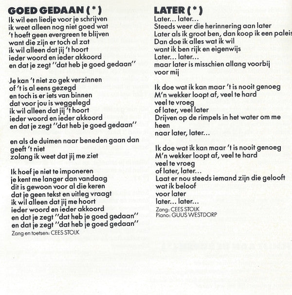 Cees Stolk : Logboek Van Een Behouden Vaart (CD, Album)