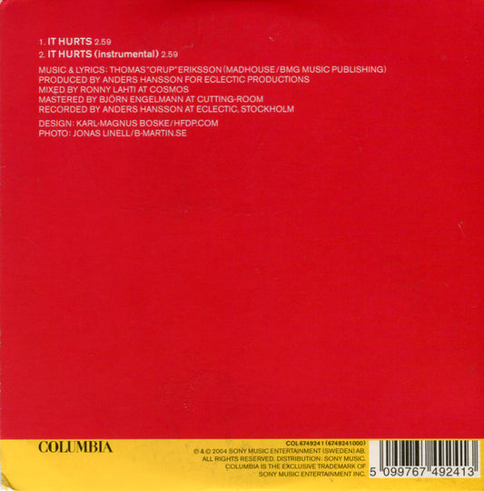 Lena Philipsson : It Hurts (CD, Single)