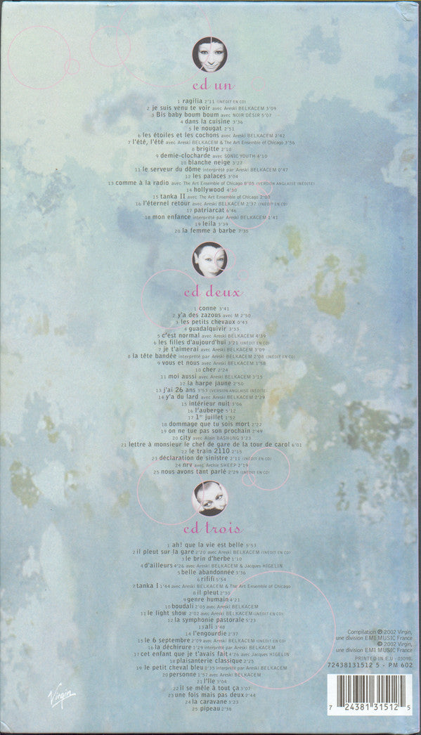 Brigitte Fontaine : Plans Fixes (3xCD, Comp)