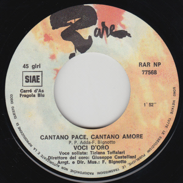 Voci D'Oro : Dolce Natale (7")