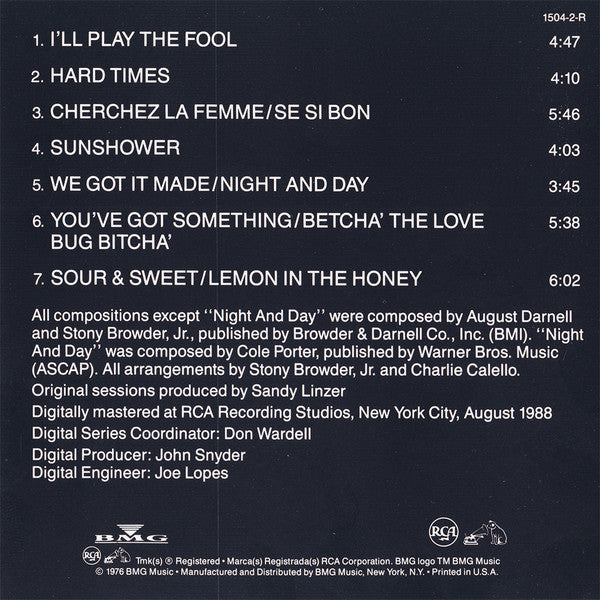 Dr. Buzzard's Original Savannah Band : Dr. Buzzard's Original "Savannah" Band (CD, Album, RM, RP)