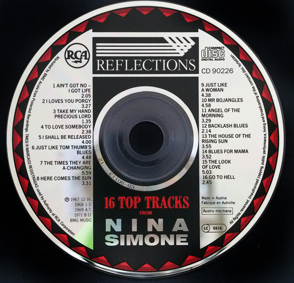 Nina Simone : 16 Top Tracks (CD, Album, Comp)