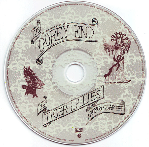 The Tiger Lillies With Kronos Quartet : The Gorey End (CD, Album, Copy Prot.)