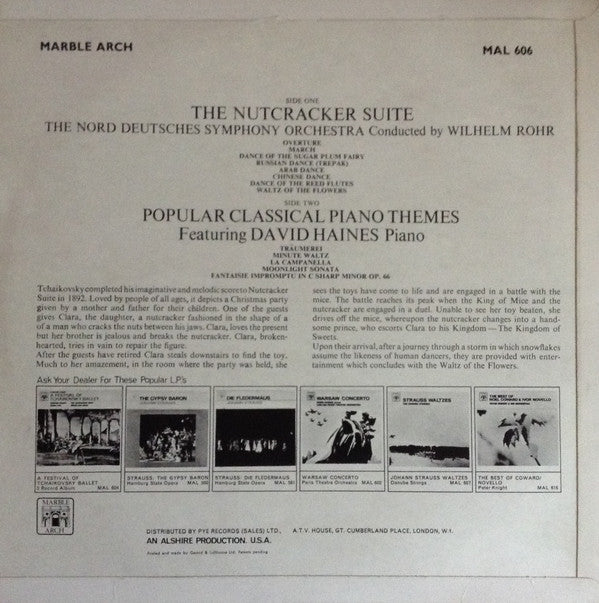 Pyotr Ilyich Tchaikovsky, Das Norddeutsche Symphonieorchester : Nutcracker Suite (LP, Album)