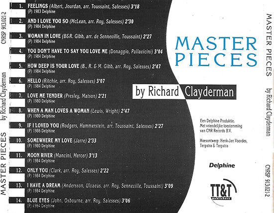 Richard Clayderman : Master Pieces (CD, Comp)