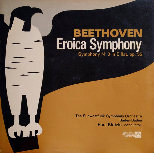 Ludwig van Beethoven, Südwestfunkorchester Baden-Baden · Paul Kletzki : Eroica Symphony (Symphony No. 3 In E Flat, Op. 55) (LP)