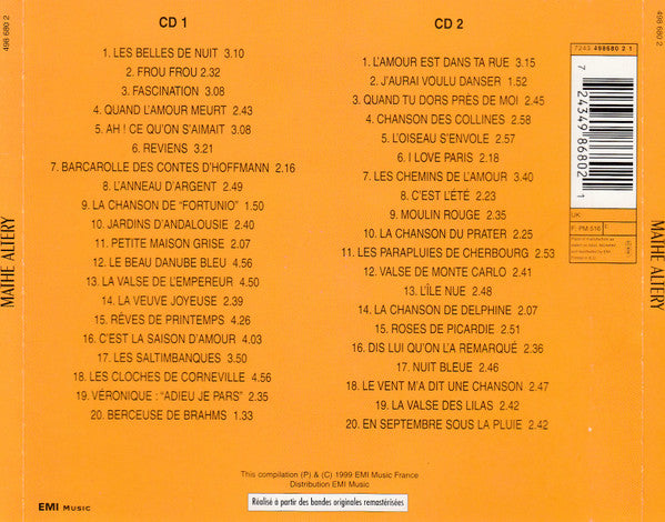 Mathé Altéry : Mathé Altéry (2xCD, Comp, RM)