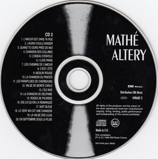 Mathé Altéry : Mathé Altéry (2xCD, Comp, RM)