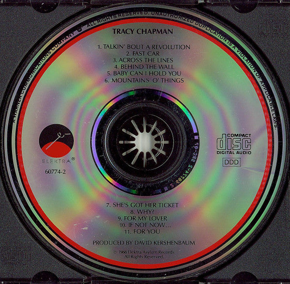 Tracy Chapman : Tracy Chapman (CD, Album, Spe)