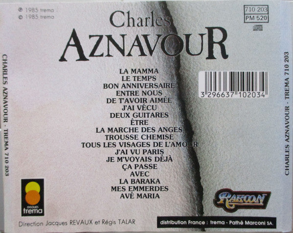 Charles Aznavour : Charles Aznavour (La Mamma) (CD, Comp)