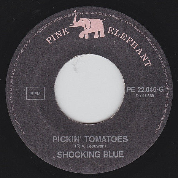 Shocking Blue : Hello Darkness / Pickin' Tomatoes (7", Single)